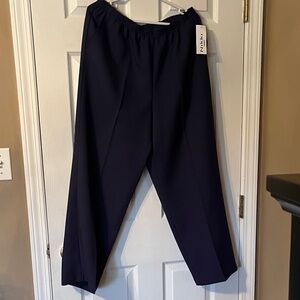 Comfortable Navy Women's Pants with elastic waist